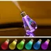 400ML Colorful Light Portable Bulb Shape Aromatherapy Air Purifier Humidifier for Home / Office / Car Gold