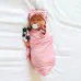 Newborn Baby Dot Pattern Swaddling Scarf Headband