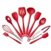 kn7050 10 in 1 Silicone Kitchen Tool Set Red