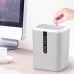 Mini Office Coffee Table Desktop Plastic Shake Lid Storage Trash Can Gray