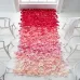 1000pcs / 10 Pack Artificial Wedding Rose Petals Flowers Wedding Decorations Magenta