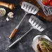 Stainless Steel Fried Fish Spatula Creative Leak Shovel Fried Steak Flat Spatula All Steel Handle