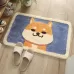 Cartoon Flocking Carpet Home Bathroom Non-slip Absorbent Pad