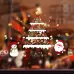 Christmas Decoration Stickers Scene Layout Window Static Stickers 60x90cm