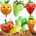 2 PCS Cartoon Vegetables and Fruits Aluminum Film Balloon Children Party Decoration Supplies Inflatable Toys Broccoli