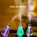 400ML Colorful Light Portable Bulb Shape Aromatherapy Air Purifier Humidifier for Home / Office / Car Gold