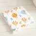 5 PCS Six-Layer Gauze Cotton Baby Square Handkerchief Saliva Towel Styles Random Delivery