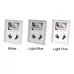 Desk Hanging Photo Frame PVC Baby Foot Hand Print Ink Pad Bedroom Wall Birthday Pictures Albums Light Blue