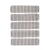 5pcs / Set ZX017 Screen Window Self-adhesive Drain Hole Mosquito Sticker Black