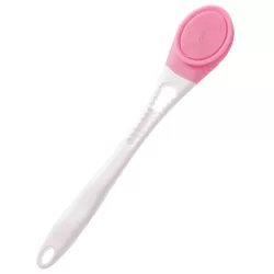 Electric Adjustable Bath SPA Massage Rub Bath Full Automatic Bath Rub Back Rrush Long Handle Bath Brush Pink