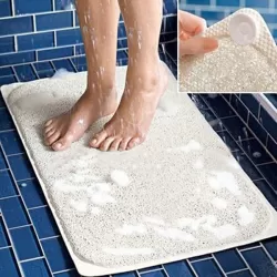 Rectangular Bathroom Bathtub Mildew Stain Resistant PVC Anti-skid Household Foot Pad Carpet