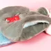 0688 PVC Plush Hand Pluggable Water-filled Hot Water Bags Gray