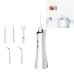 Electric Tooth Punch Dental Scaler Water Floss Household Portable Oral Cleaning Machine White
