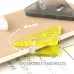 14 PCS Student Test Paper Storage Triangle Book Edge Clip Solid Pink