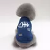 Autumn Winter Pet Clothes Pet Vest Fishbone Hoodie for Puppy Dog