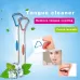 10 PCS Tongue Coating Cleaning Scraper To Remove Bad Breath Tongue Brush Random Color Delivery