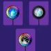 MS-201 USB Magic Ball Star Projection Light Vehicle Car Atmosphere Light Support APP Control Round