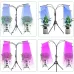 USB 40W 12V LED Plant Growth Supplement Light With RF Remote Control Floor Folding Tripod Without Power Adapter Square Version