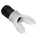 Breathing Exerciser Trainer Adjusts Resistance Lung Capacity Strengthener White
