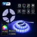 5M 5050 RGB LED Strip Light WIFI Smart Home Power Kit Set Not waterproof