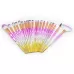 20 in 1 Diamond Handle Eye Brush Multi-functional Makeup Brush Pink and Blue Handle and Purple Brush
