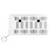7 Days Pill Box with Digital Timer White