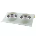 Stainless Steel Pet Bowl Slope Plastic Anti-skid Anti-splash Food Feeder