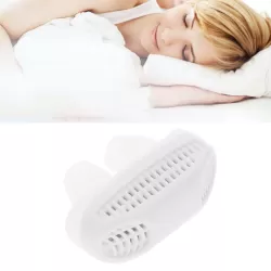 2 in 1 ABS Silicone Anti Snoring Air Purifier White