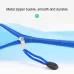 10 PCS Zipper Plastic Mesh Document File Bag Random Color Delivery