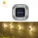 8 LED Solar Wall Lamp Outdoor Stainless Steel Buried Light Warm Light
