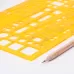 Ruler Universal Furniture Construction Template Ruler School Accessories