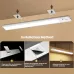 20cm Rechargeable Motion Sensor Light Bar Cabinet Wardrobe Lamp With Remote Control Silver