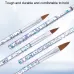 5pcs in Set Nail Crystal Brush Sculpting Pen Painting And Sculpting Nail Salon Tools