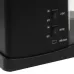 USB Desktop Aquarium Mini Fish Tank with Running Water and 6 LED Light LCD Clock Display with Calendar Time and Alarm