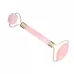 Double Head Massage Roller Natural Rose Crystal Quartz Jade Stone Anti Cellulite Wrinkle Facial Body Beauty Health Tool Pink