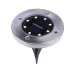 2 PCS 8 LEDs IP44 Waterproof Solar Powered Buried Light