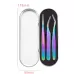 3 In 1 Colorful Titanium Nail Art Eyelash Tweezers Stainless Steel Colorful High Precision Grafting Eyelash Curler