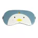Cartoon Animal Cute Sleep Eye Mask Eyeshade Cover Massage Relax Eye Mask Dark Blue Chick