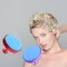Silicone Head Scalp Massage Brush Hair Washing Scalp Cleanse Comb Black