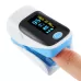 AB-80 Precision Finger Pulse Oximeter Blood Oxygen Monitor Blue