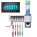 Punch-free Toilet Wall-mounted Ultraviolet Electric Disinfection Toothbrush Holder UK Plug