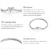S925 Sterling Silver Heart Moonstone Bracelet Women Jewelry