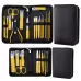 18 In 1 Yellow Nail Clipper Set Manicure Set Stainless Steel Nail Clipper Manicure Tool
