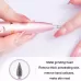 Electrical Nail Polisher Multifunctional Nail Polish Remover Pen Nail Sharpener Pearl White