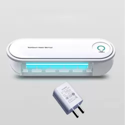 Rechargeable Toothbrush Dryer Sterilizer Bathroom Wall-mounted Toothbrush Holder with US Plug
