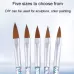 5pcs in Set Nail Crystal Brush Sculpting Pen Painting And Sculpting Nail Salon Tools