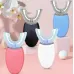 Lazy U-shaped Mouth Whitening Tooth Electric Toothbrush White