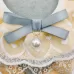 Pet Bib Adjustable Saliva Towel Lace Pearl Pendant Dog Collar