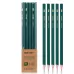 HB Deli 10pcs /Pack Hexagonal Pencil for Primary School Students