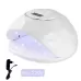 F6 UV LED Lamp Nail Dryer Dual hands Nail Lamp Curing UV Gel Nail Polish With Sensor  Timer  LCD Display White EU